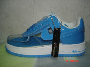 clear nike air force one shoes
