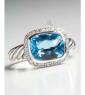 Blue Topaz Noblesse Ring