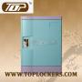 Four Tier Office Lockers ABS Plastic Blue